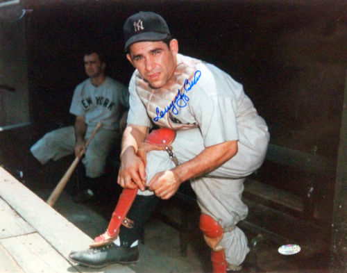 Yogi Berra signed photograph