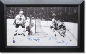 signed hockey photo