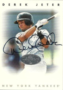 Derek Jeter 1996 Leaf Signature Series