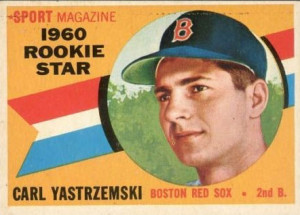 Carl Yastrzemski rookie card