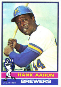 Hank Aaron 1976 Topps