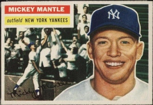 Mickey Mantle 1956 Topps