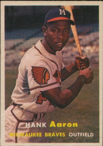 Hank Aaron 1957 Topps