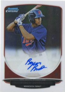 Byron Buxton 2013 Bowman Chrome auto