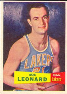 Bob Leonard 1957-58 Topps card