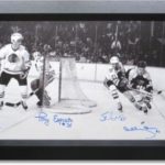 signed hockey photo